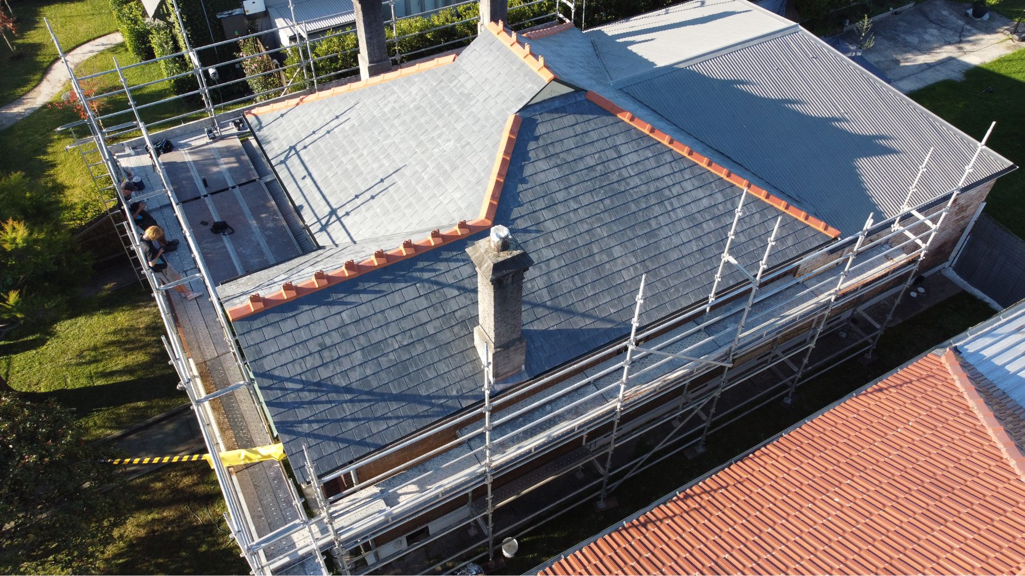 Double Bay Slate Roof Replacement 2000w 2