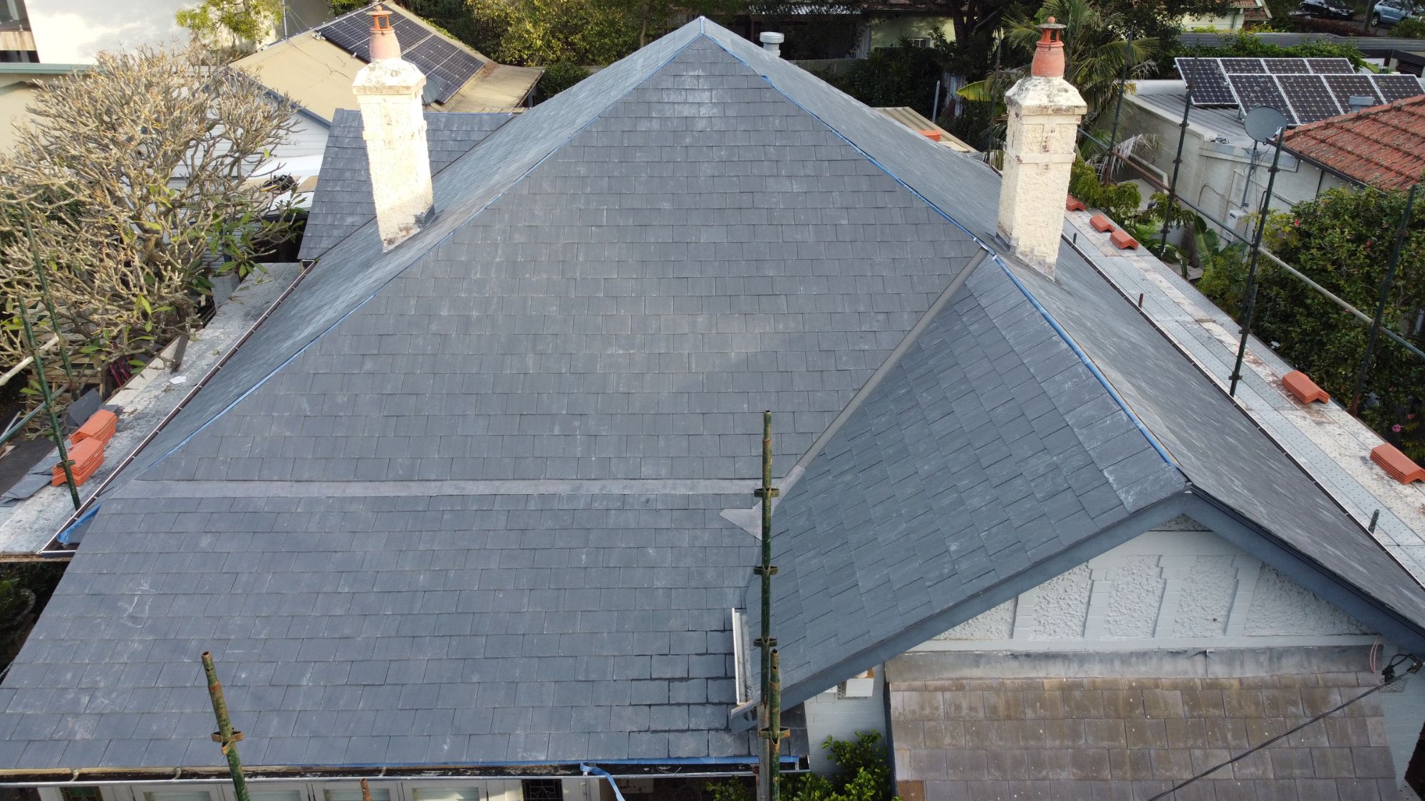 Double Bay Slate Roof Replacement 2000w 5