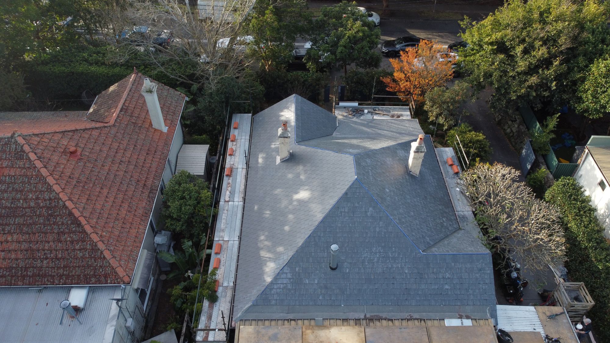 Double Bay Slate Roof Replacement 2000w 7