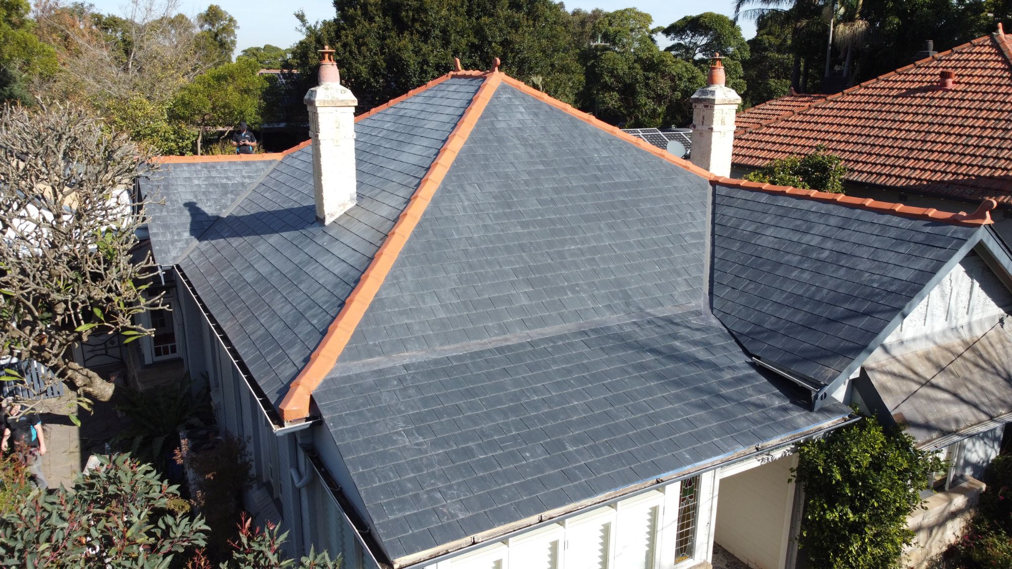 Double Bay Slate Roof Replacement 2000w 9