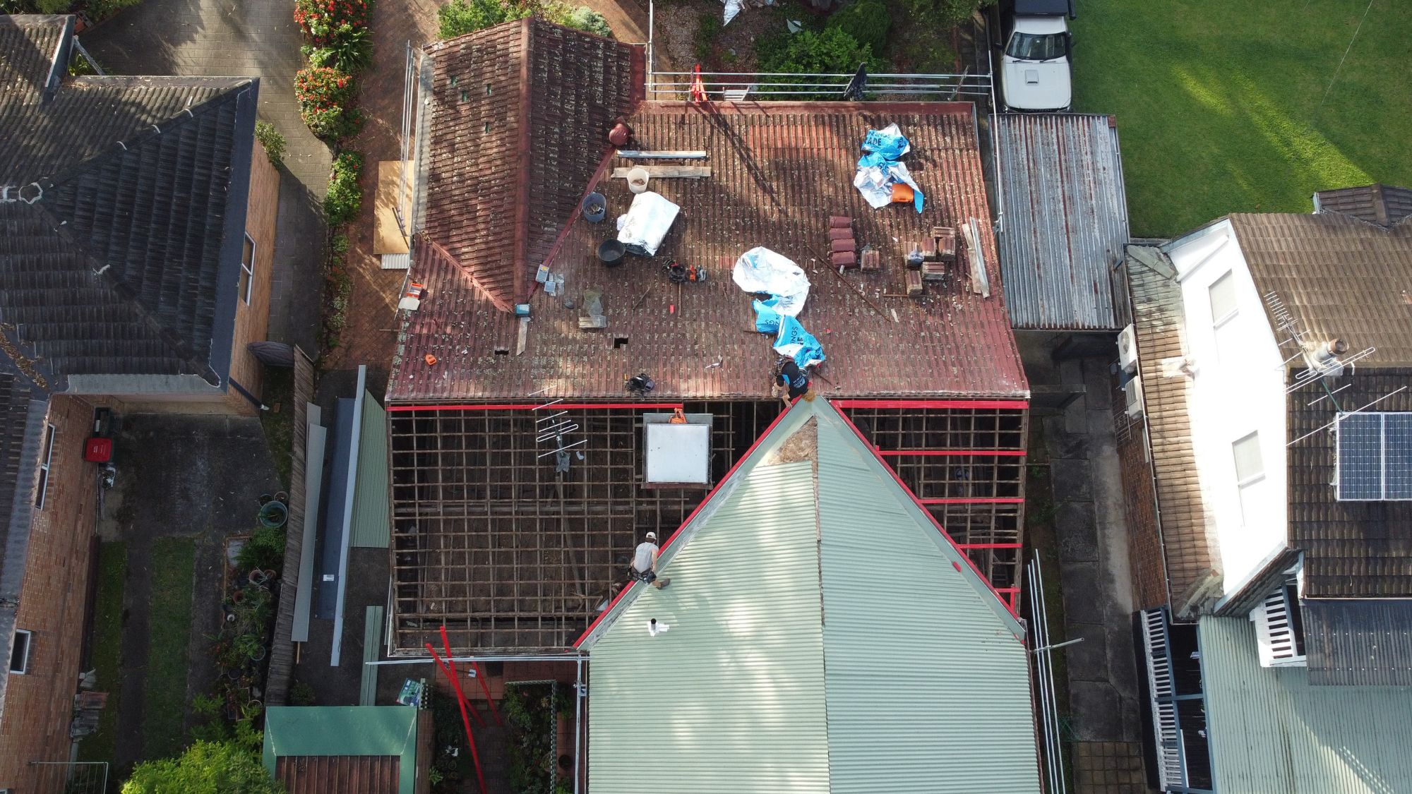Dundas Tile to Metal Roof Conversion 4